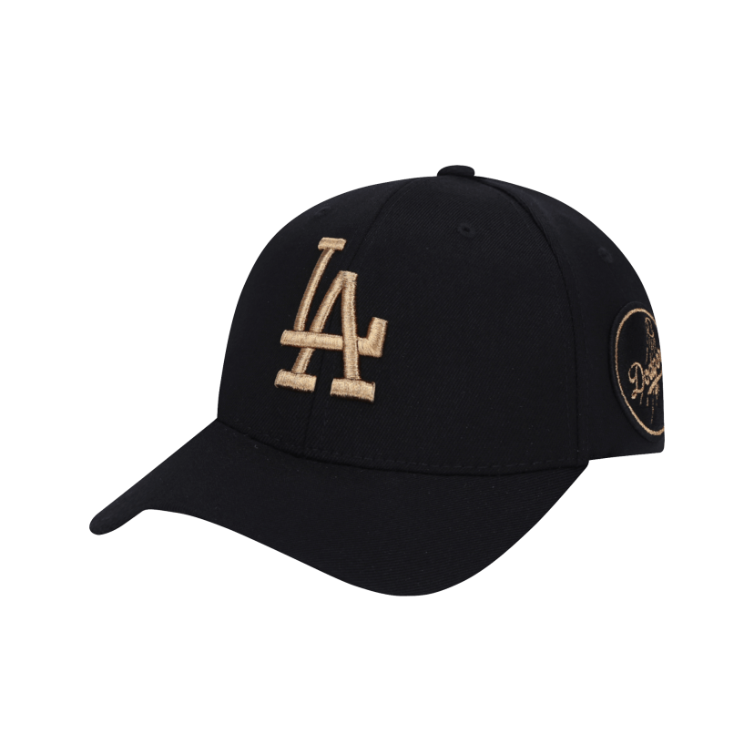 MLB KOREA Circle Curve Cap LA Dodgers Black - KiosKorea