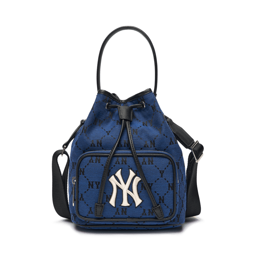  Túi MLB Monogram Jacquard Bucket Bag New York