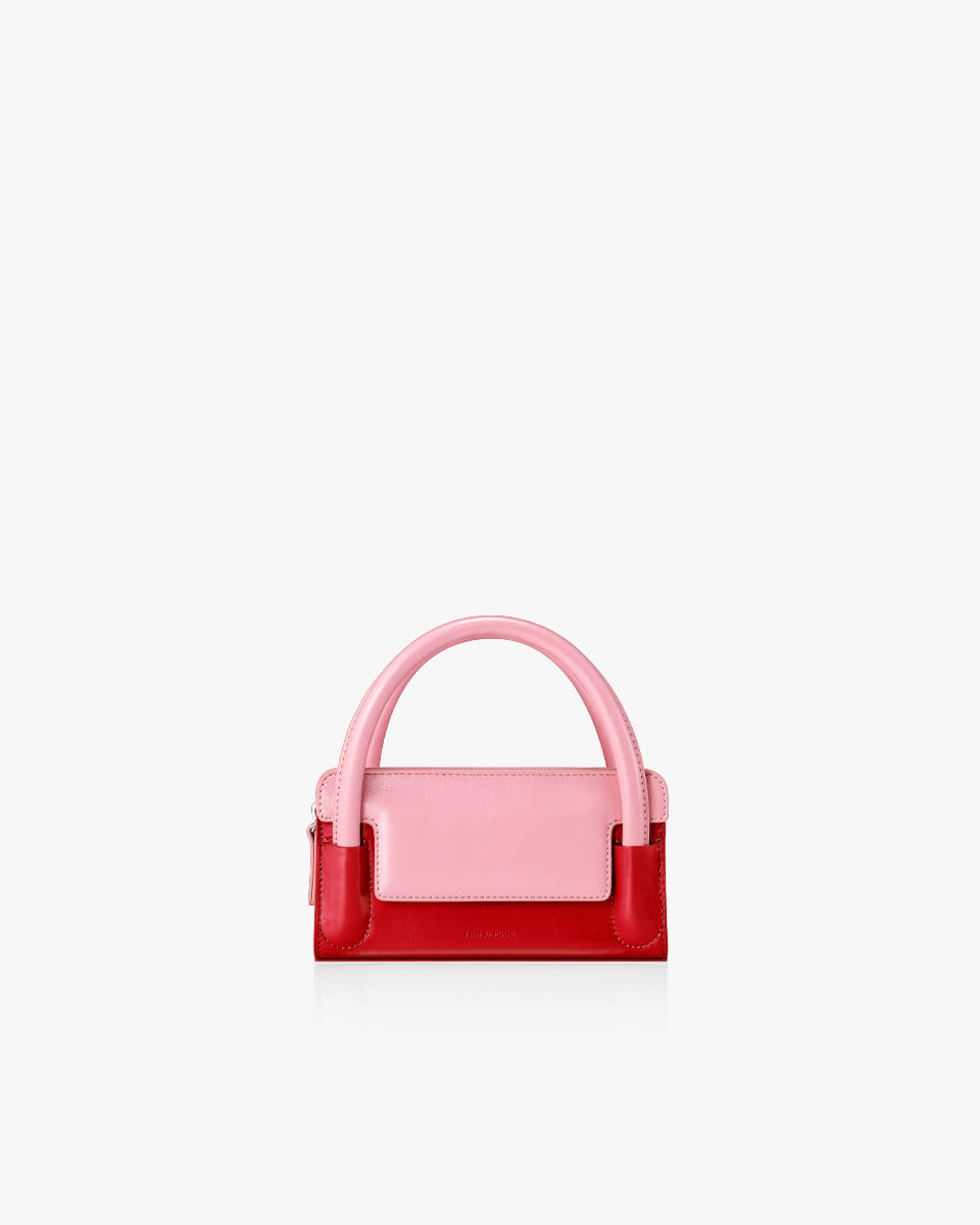 FIND KAPOOR Marty Bag B 18 Crinkled - Red Pink