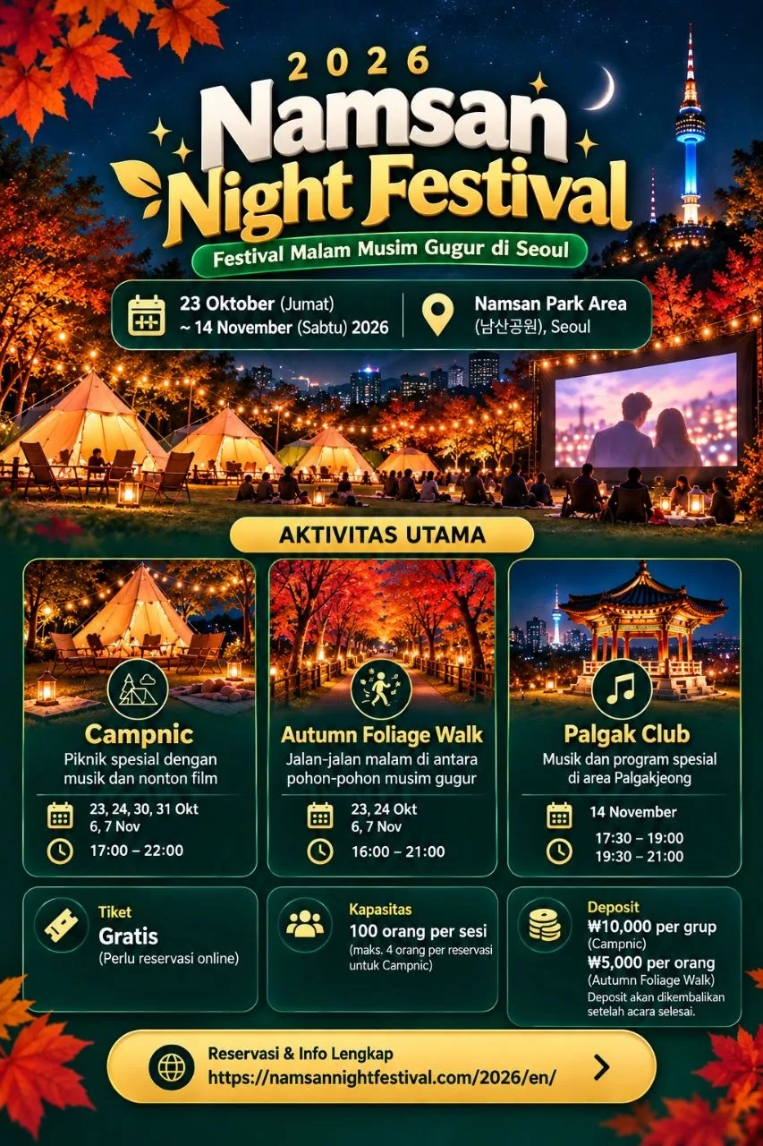 Namsan Night Festival poster, Kampung Korea